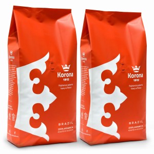 Kawa ziarnista Brazylia Brazil Korona 1912 Czerwona 2kg  